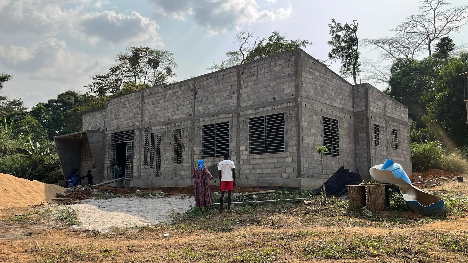 Construction du centre médical